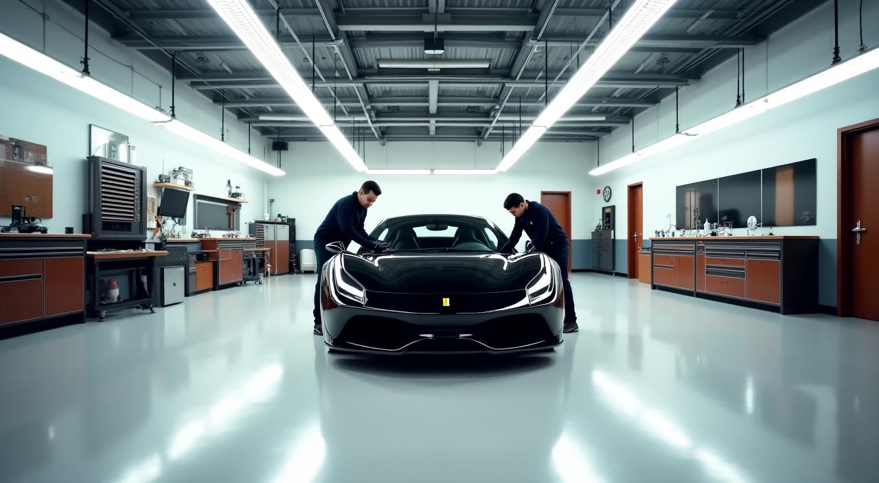 Luxe interieur van onze detailing studio in Goirle